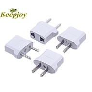 [Keepjoy] 5/10Pcs Us To Eu Conversion Plug Eu To Us Us To Au Flat Plug To Dual Use [New]