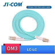 JT-COM OM3 Fiber Optic Patch Cord  (MULTI-MODE) 10G LC-LC Multimode Duplex 1M/3M/5M/10M/15M 2.0mm 3.