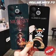 [GCS682] Latest Realme Note 70 4G 2025 Casing m0nkey d. luffy anime motif cool men's casing bumper t