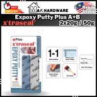 ReadyStock~ X'Traseal ( 2 x 20g/50g ) Epoxy Putty Plus A+B ( Repair paip bocor / Tampar bocor)  Xtraseal