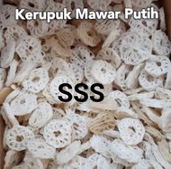 COD Kerupuk Mawar Putih Mentah 1 Kg / Kerupuk Mentah / Kerupuk Putih