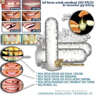 Asli Gigi Palsu Temptooth Temporary tooth | Lem Tambal Gigi Instan