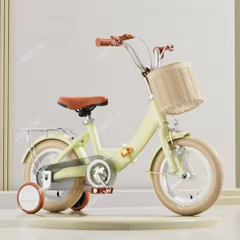 Kids Bicycle Girl Boy 4-8 Baby Pedal Bicycle Kids Folding Stroller