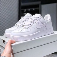nikˉe Number 1 pure white low-top couple of men and women with the same style of white shoes Korean 