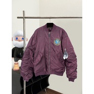 D0W3 BALG Manchester United Armband High Goods F1 Flight Suit Jacket Street Wear Loose Zipper Jacket