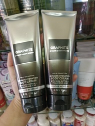 ครีมน้ำหอม Bath & Body Works Graphite For Men Body Cream 226g. ของแท้ (สินค้า1ชิ้น)