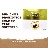 PHM OHMS PROBIOTICS GOLD 60 VEGE SOFTGELS