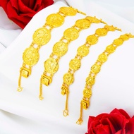 2023 Gelang Duit Syiling Viral Emas Bangkok Shine Pung Store Emas saduran24k Emas Titanium Emas Bang