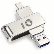 3 in 1 OTG Pendrive สําหรับ iPhone Android คอมพิวเตอร์ ใช้ 1TB USB แฟลชไดรฟ์ 3.0