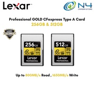 Lexar Professional GOLD CFexpress 4.0 Type A Card 256GB & 512GB Memory Card