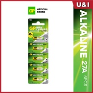 [Fast Delivery] Genuine GP High Voltage Super Alkaline Battery 27A / A27 / 23A / A23 12V 5pcs / Batt
