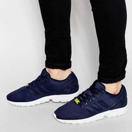 /PREMIER/Adidas originals ZX flux 藍色運動休閒鞋 男女款