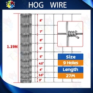 Hog Wire 7 8 9 10 Holes Hot Dipped Galvanized Fence Farm Mesh Livestock Sheep Cattle Rust-proof Prot