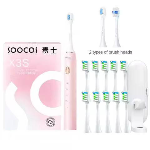 SOOCAS X3S Adult Sonic Electric Smart Toothbrush IPX8 Waterproof 180 Days Battery Life Ultrasonic So