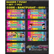 PRE-ORDER - BANNER SET 7 PUSAT PEMBELAJARAN