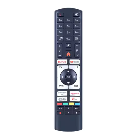 RC4519P Replace TV Remote Control for TELEFUNKEN VESTEL RC4519P Smart TV Remote Control