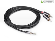 Cáp Audio 3.5mm ra 2 đầu RCA dài 2M Ugreen 10584