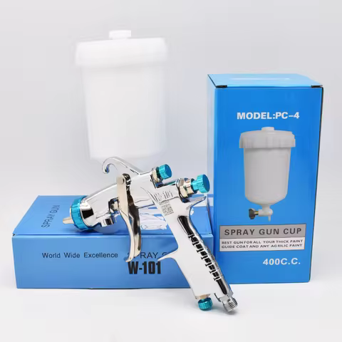 W-101 Spray Gun w101 134G Air Spray Gun HVLP Paint Sprayer,1.0/1.3/1.5/1.8mm Japan quality for Furni