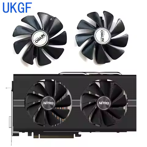 UKGF 95MM CF1015H12D DC 12V 0.42A for Sapphire Radeon RX 470 480 580 570 RX580 RX480 Graphics Card F