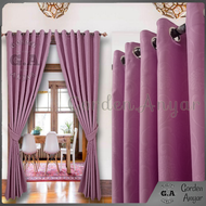 Gorden Blackout import tebal smokring 12 ring murah terbaru ungu muda