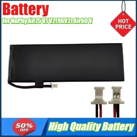 Battery for NuPhy Air60 V2 Air75 V1 V2(96V2) Mechanical Keyboard Battery
