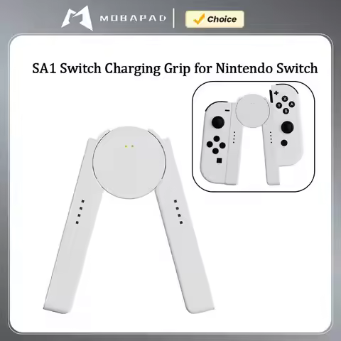 MOBAPAD SA1 Switch Charging Grip for Nintendo Switch,Gamepad Accessories Compatible with JoyPad / Mo