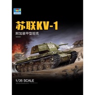 3G Model Trumpeter Assembled Tank Model 00357 Soviet KV-1 Additional Armored Tank 1/35