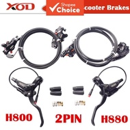 XOD Electric Bicycle Scooter Brakes Waterproof 2 Pin XD-H800 / XD-H880 Cut Off Power Brake For KuKir