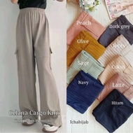 Highwaist CARGO PANTS CARGO KNIT PANTS / JUMBO CARGO PANTS