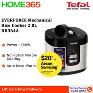 Tefal EVERFORCE Mechanical Rice Cooker 2.0L RK364A