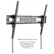 T9060 ขาแขวนทีวี X-Large 60 - 100 inch Heavy-duty Free-Tilting TV Wall Mount Max VESA 900x600 mm. We