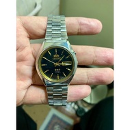 Orient Crystal 21 Jewels Round Black Dial Automatic Watch