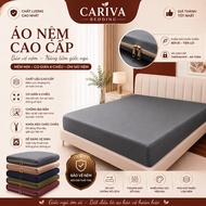 Cariva Elastic Mattress Cover with 2 Zippers, Mattress Topper, 3-fold All Sizes