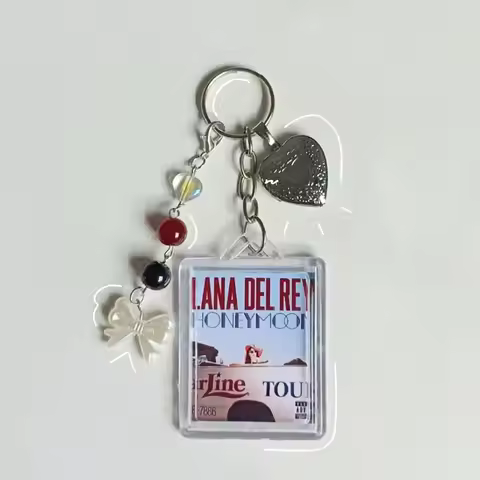 Lana Del Rey photocard keychain handmade trendy aesthetic