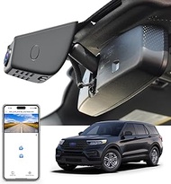 4K Dash Cam Custom for Ford Explorer U625 2020 2021 2022 2023 2024, Base XLT ST_Line Limited Timberl