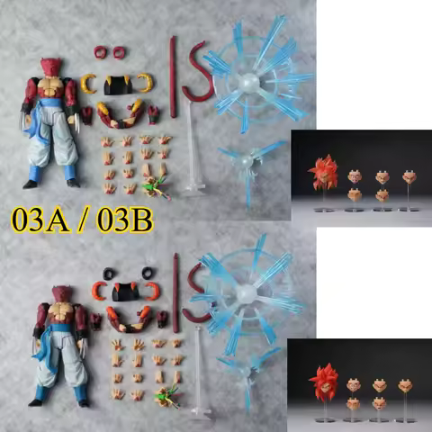 Tonsen/KAMIONE Studio Dragon Ball Fusion Warriors Ssj4 Gogeta 1/12 Movable Model New Product Reserva