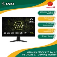 MSI MAG 275QF E20 Rapid IPS 200Hz 27" Gaming Monitor