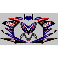 Sniper 150 Yamaha full decals uma black