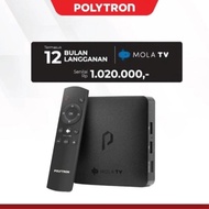 Android tv box polytron mola tv streaming pdb m11 original garansi