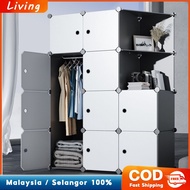 Almari Baju Assemble Storage Cabinet For Bedrooms Clothes Organizer With Rak Baju Almari Plastik War