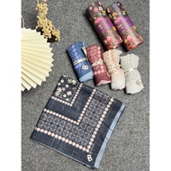 HIJAB PACKAGE CONTAINS 3 PCS BUCKLE SCARVES CYLINDER BOX HIJAB/ WITH CYLINDER BUCKLE BOX MOTIF