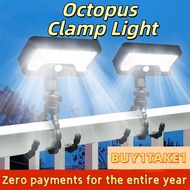 solar clip light outdoor solar light solar garden light IP67 waterproof portable light motion sensor