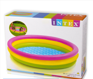 kf INTEX 57412 114cm Intex 3-Ring Inflatable Outdoor Swimming Pool