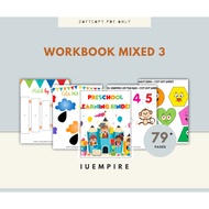 IU20 - PDF/Softcopy Workbook Mixed 3 79 Pages (4-6 Years)