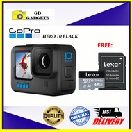 GoPro HERO 10 BLACK / HERO10 / Gopro Hero10 Black (FREE 64GB) Action / Sport Camera (NEW)