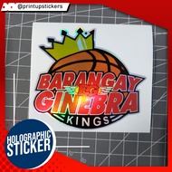 Ginebra Hologram Printed Vinyl Sticker