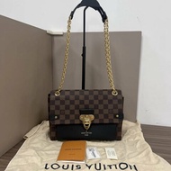 LV 棋盤格 vavin手提肩背斜背包 25*17*9.5 98新配件塵袋