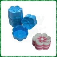 Ready Stock 10pcs Acuan Jasmine Acuan Lapis Kukus Jelly Mould Pudding Mould LKH KA26