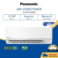 PANASONIC CS-XPU10WKH 1.0HP R32 AERO SERIES AIR CONDITIONER INVERTER AIRCOND AIRKON 冷气机 空调