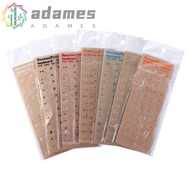 ADAMES Keyboard Letter Sticker Transparent Laptop Accessories Russian Film Hebrew Korean Dust Protec